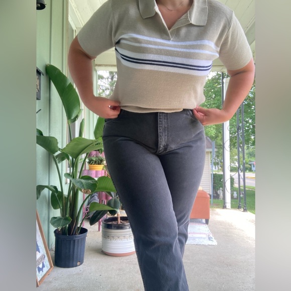 Vintage 90’s Knit Short Sleeve Top - Picture 2 of 3